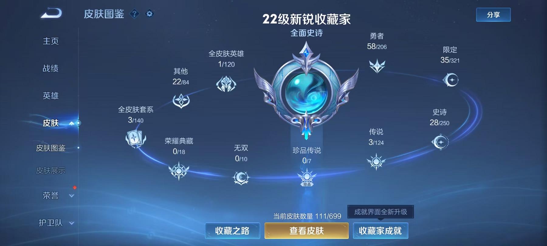 可二次【111皮肤3传说】安卓QQ-123英雄-111皮肤【传说皮肤】愿照·众生和 鸣野蒿 超时空战士【史诗皮肤】江河有灵 天穹祈灯 天穹之誓 逐霄战戟 万物之道 完美运算 功夫厨神 魅力维加斯 鹰
