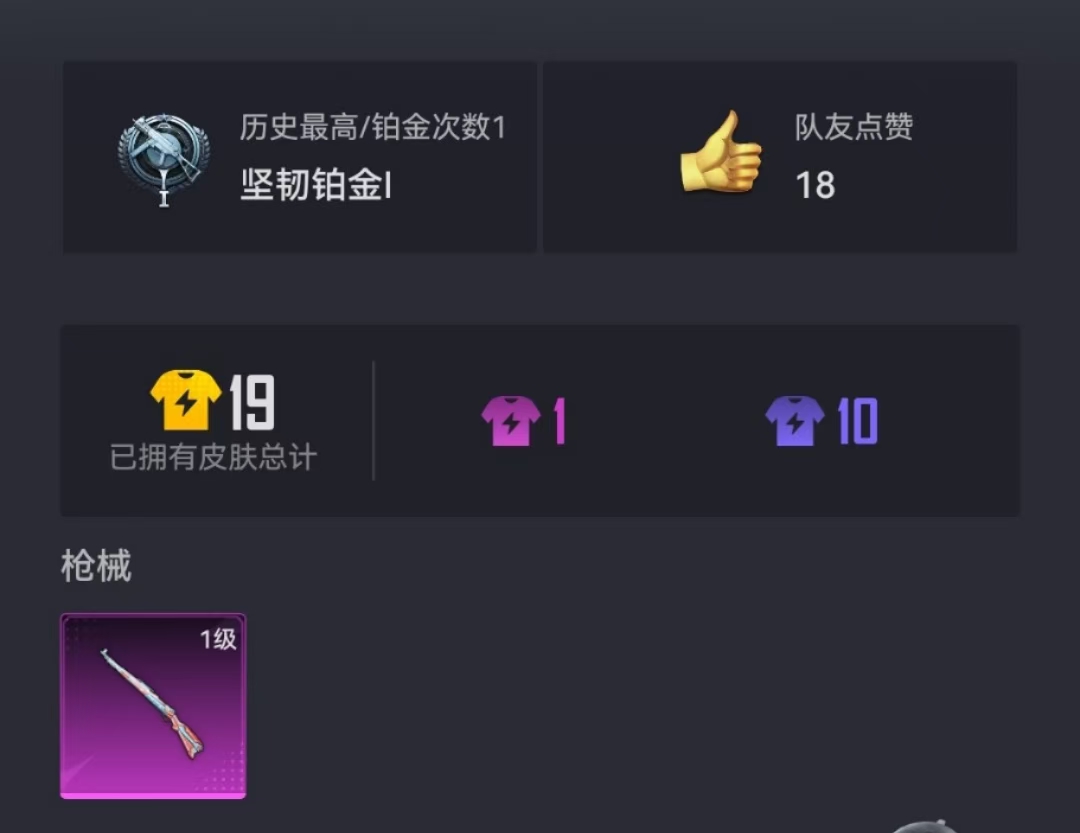 可二次【1特效枪】 安卓Q区-584热力值--2套装-4枪皮 【1特效枪】 Kar98K-巳巳如意(1级)【1热门】 特训学院 营地ID:995236216 