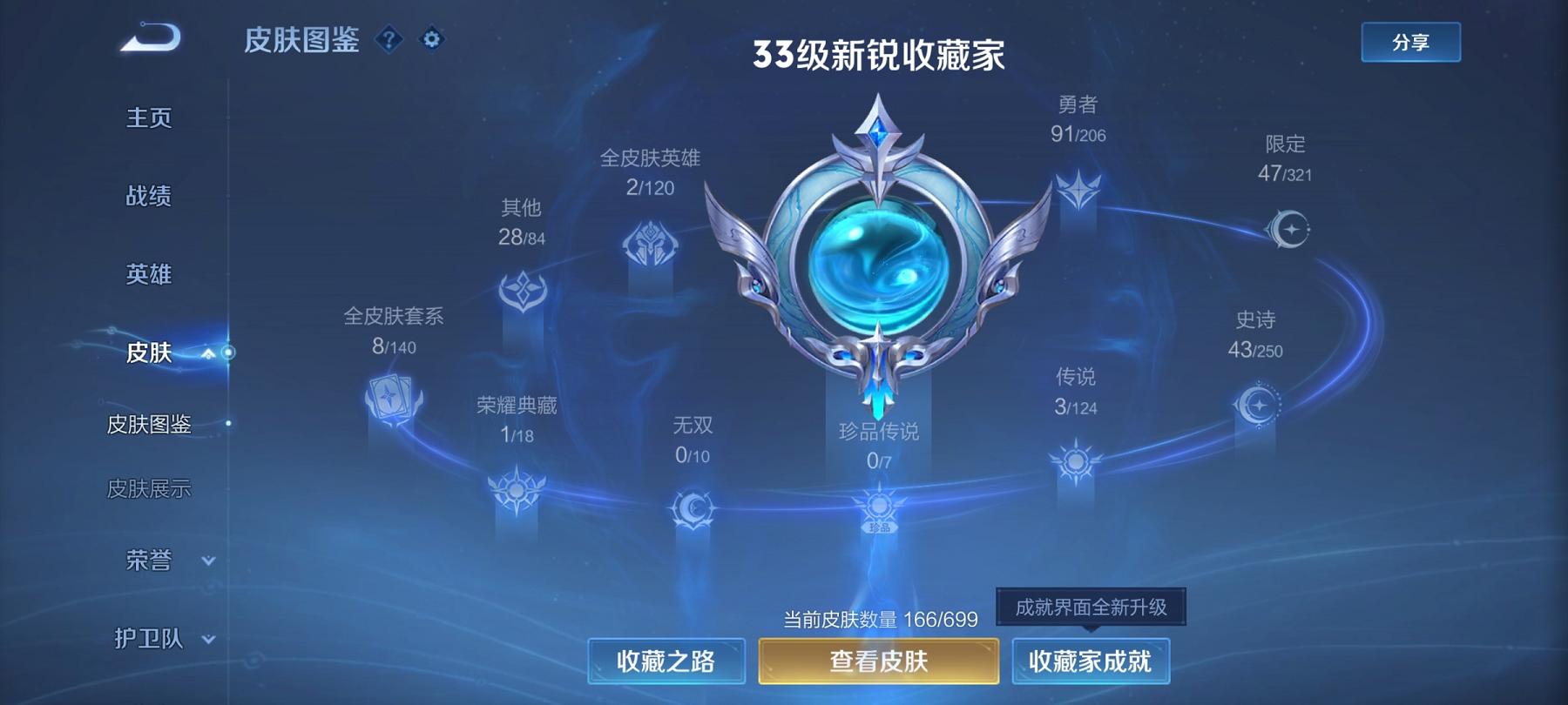 【166皮肤1水晶3传说】安卓QQ-122英雄-166皮肤【1水晶】 鸣剑·曳影【传说皮肤】愿照·九州拓 鸣野蒿 山海·炽霜斩【史诗皮肤】江河有灵 天穹祈灯 天穹之誓 器灵·浮梦炉 百相守梦 顽趣 
