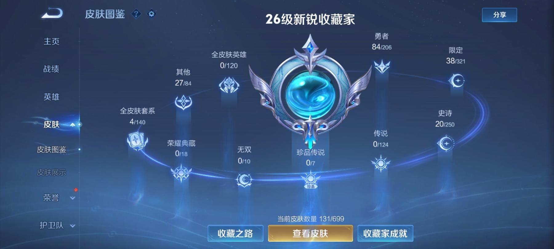 可二次【131皮肤特价号】安卓QQ-122英雄-131皮肤【史诗皮肤】江河有灵 天穹祈灯 天穹之誓 电玩·爆裂旋风 完美运算 女仆咖啡 魅力维加斯 鹰眼统帅 圣诞恋歌 鬼剑武藏 暗隐猎兽者 金属风暴