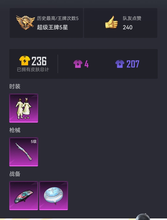 【1粉装1特效枪】 安卓Q区-21333热力值-5印记-48套装-87枪皮 【1粉装】 闲梦青缨【1特效枪】 Kar98K-巳巳如意(5级)【25热门】 SS27特训 SS25特训 SS24特训 S