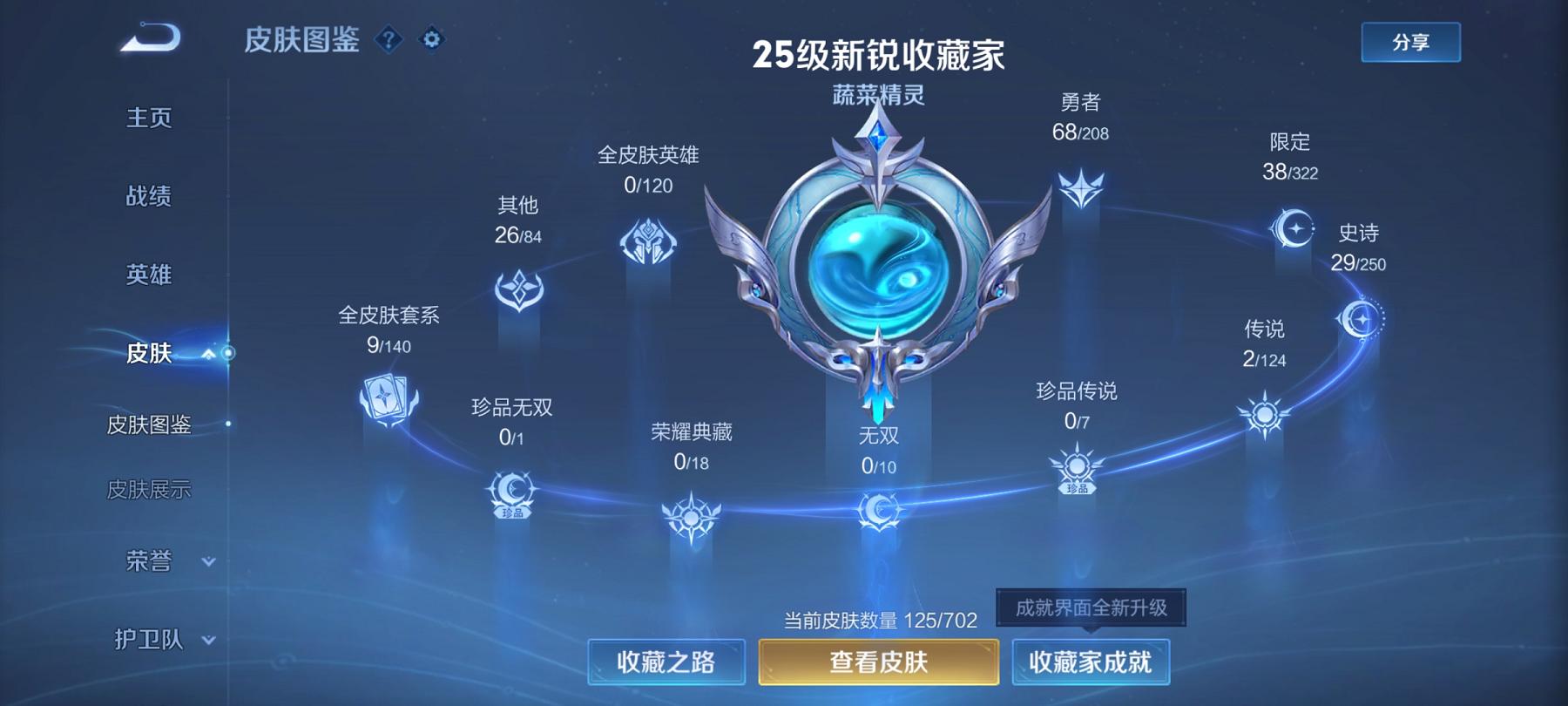 可二次【125皮肤2传说特价号】安卓QQ-116英雄-125皮肤【传说皮肤】鸣野蒿 幻光神枪【史诗皮肤】龙之律动 江河有灵 天穹祈灯 天穹之誓 逐霄战戟 蔬乡物语 百解令 拒霜思 功夫厨神 魅力维加