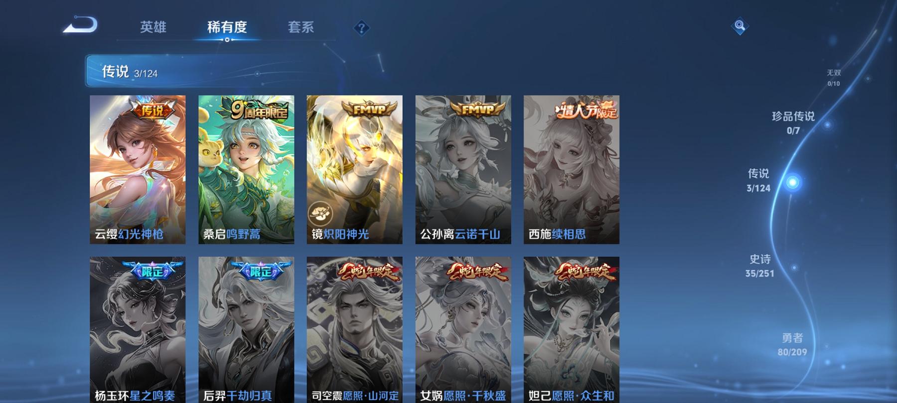 【148皮肤3传说】安卓Q-121英雄【3传说】鸣野蒿 炽阳神光 幻光神枪【38史诗】龙之律动 妄想食味 地狱燃心 天穹祈灯 天穹之誓 顽趣 完美运算 百解令 热力回旋 女仆咖啡 魅力维加斯 鹰眼统
