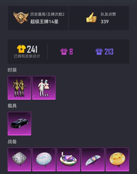 HPCMW3294167和平精英账号详情图8 HPCMW3294167和平精英账号详情图8