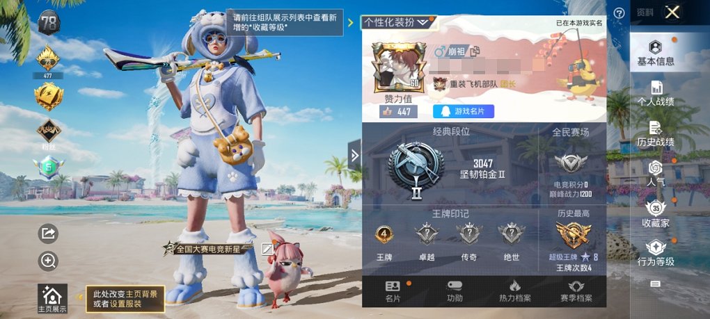HPCMW3304238和平精英账号详情图12
