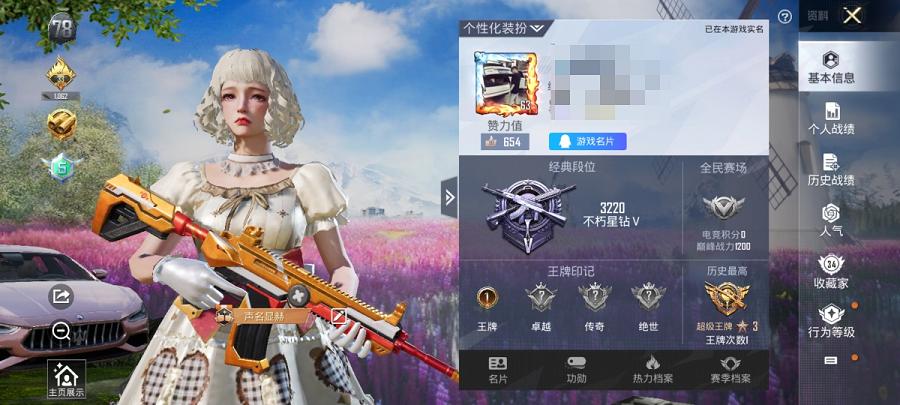 HPCMW3294460和平精英账号详情图9
