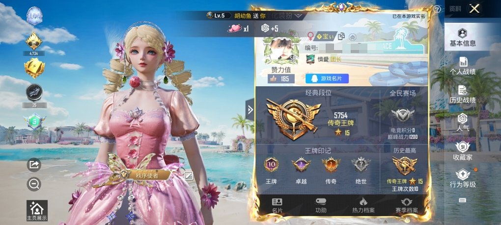 HPCMW3304359和平精英账号详情图5