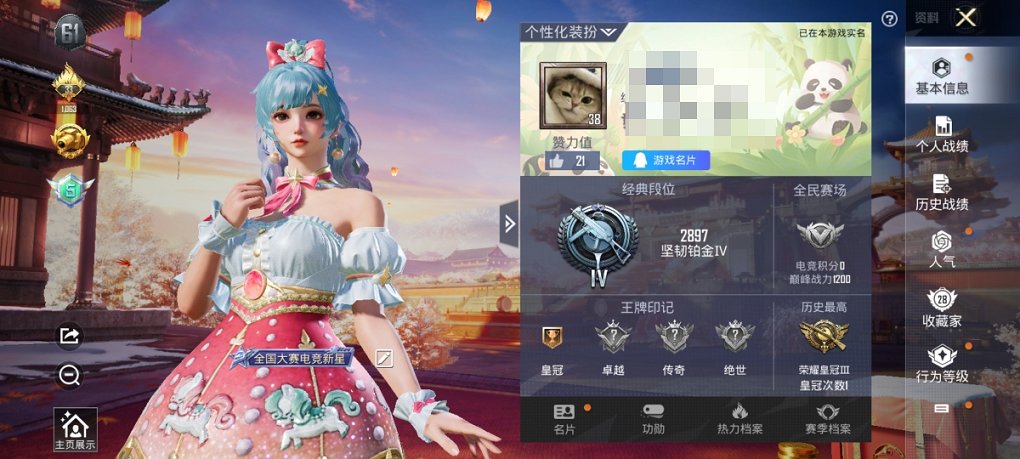 HPCMW3310327和平精英账号详情图12 HPCMW3310327和平精英账号详情图12
