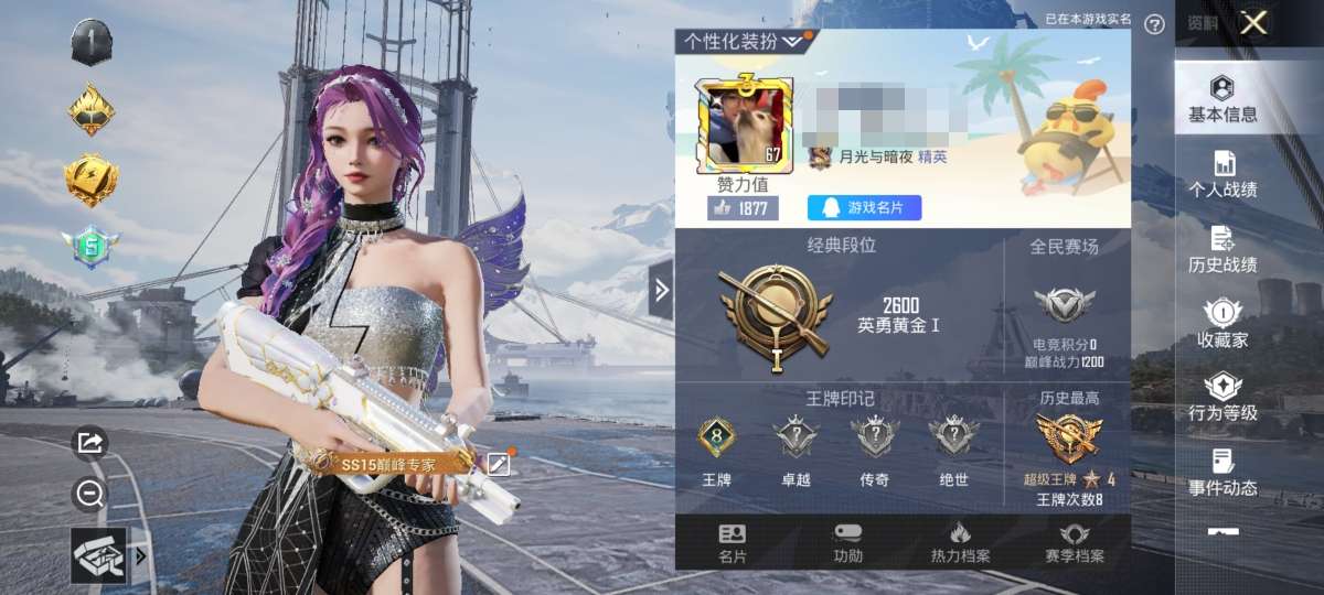 HPCMW3294622和平精英账号详情图14