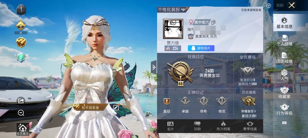 HPCMW3310173和平精英账号详情图8