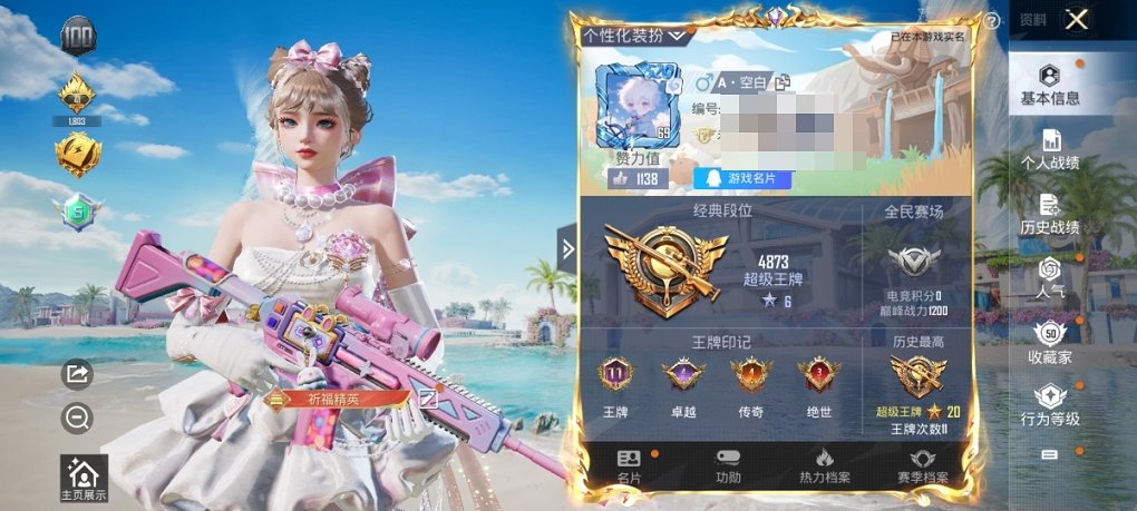 HPCMW3294786和平精英账号详情图5