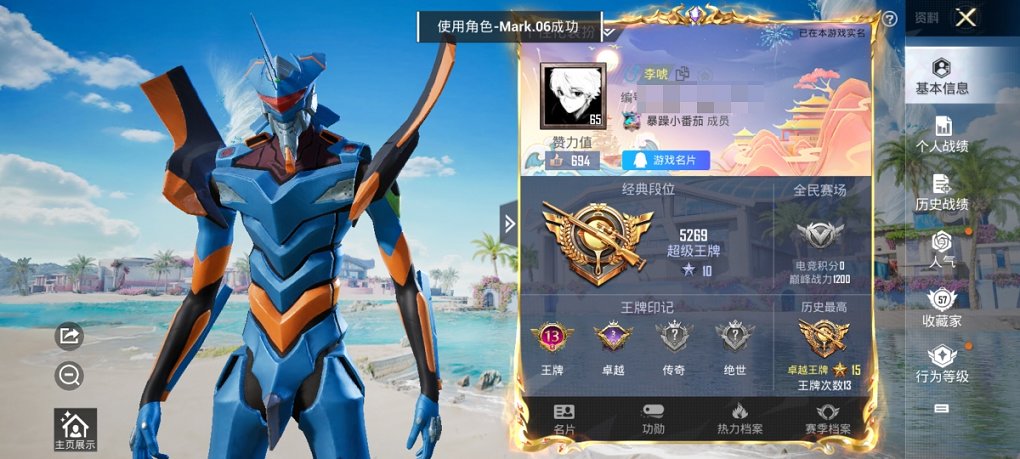 HPCMW3310537和平精英账号详情图6