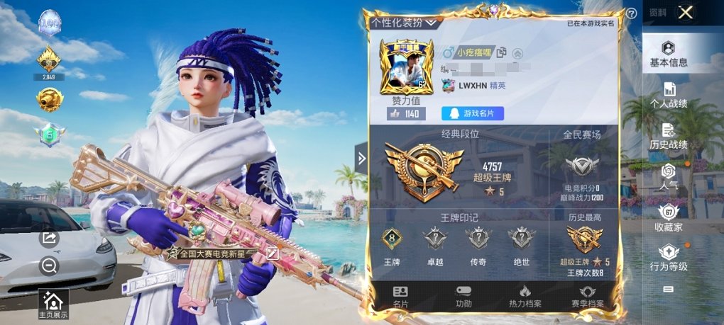 HPCMW3294896和平精英账号详情图24
