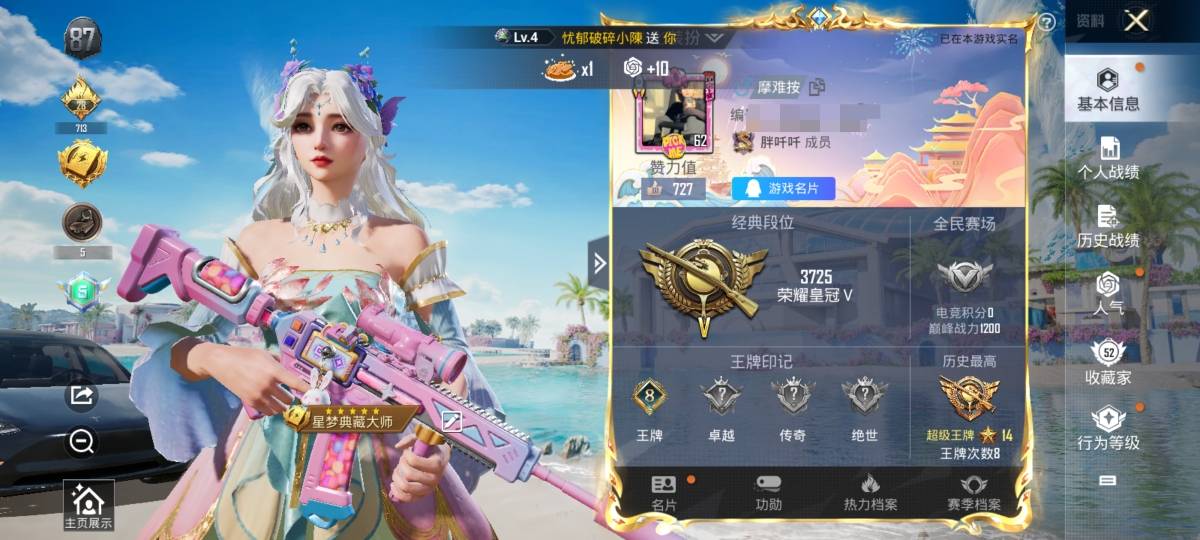 HPCMW3294876和平精英账号详情图13