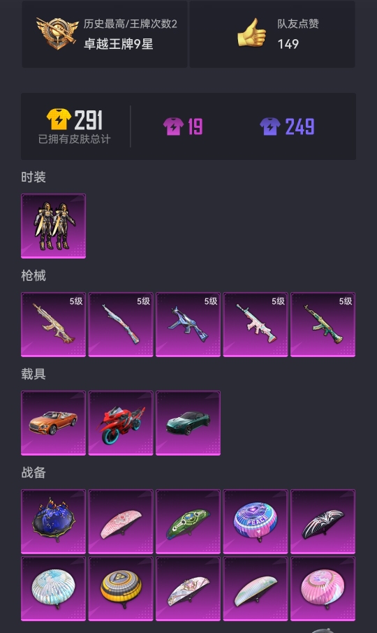 HPCMW3294925和平精英账号详情图21 HPCMW3294925和平精英账号详情图21