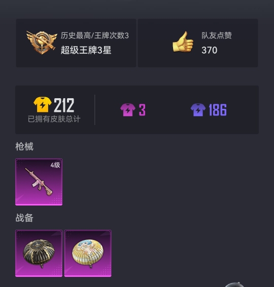 HPCMW3295315和平精英账号详情图9 HPCMW3295315和平精英账号详情图9