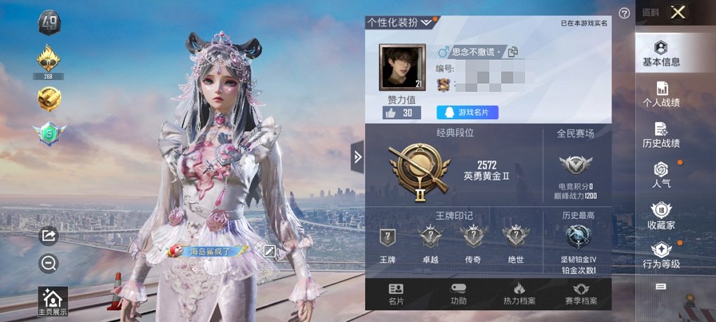 HPCMW3295326和平精英账号详情图8