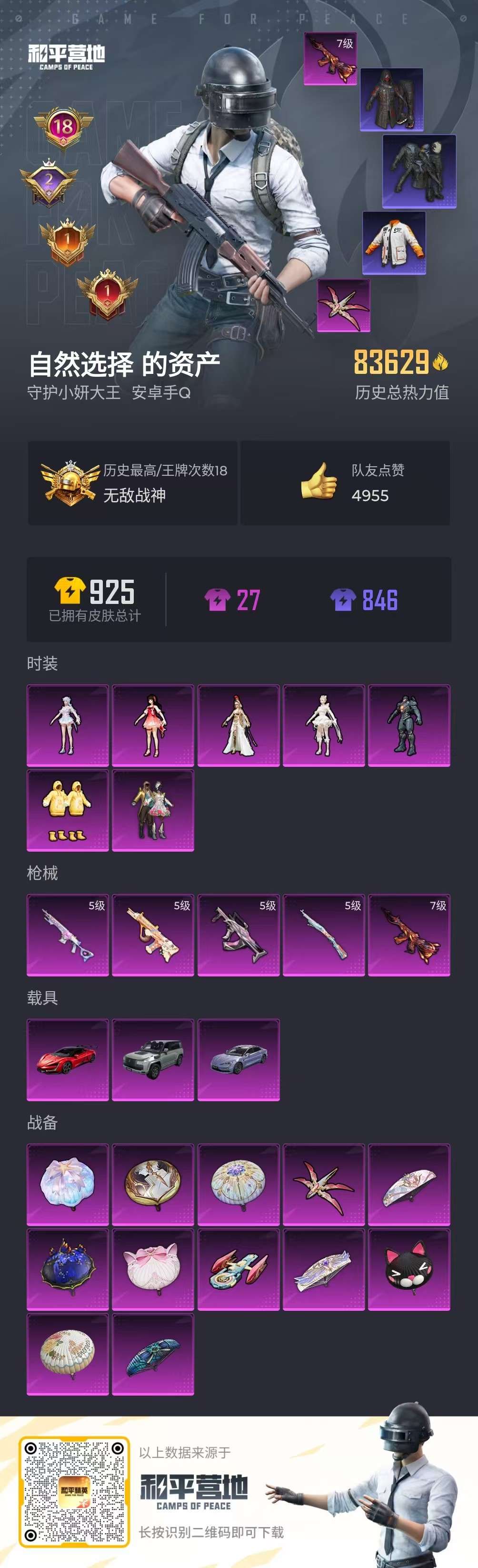 HPCMW3305027和平精英账号详情图2