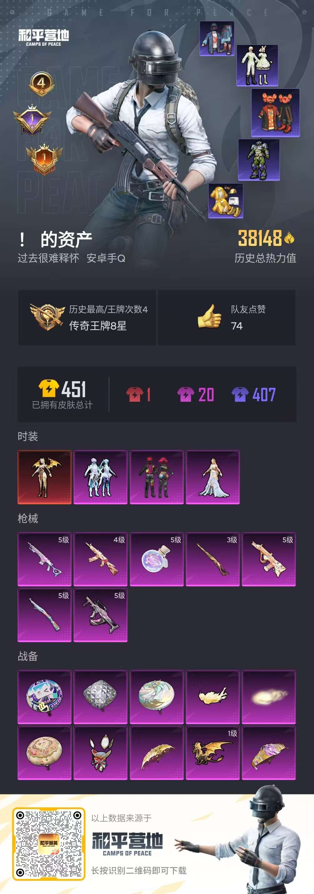 HPCMW3305024和平精英账号详情图2 HPCMW3305024和平精英账号详情图2