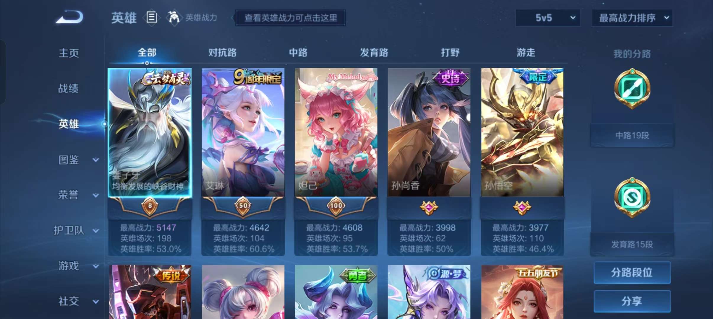 WZCMW3230419王者荣耀账号详情图3