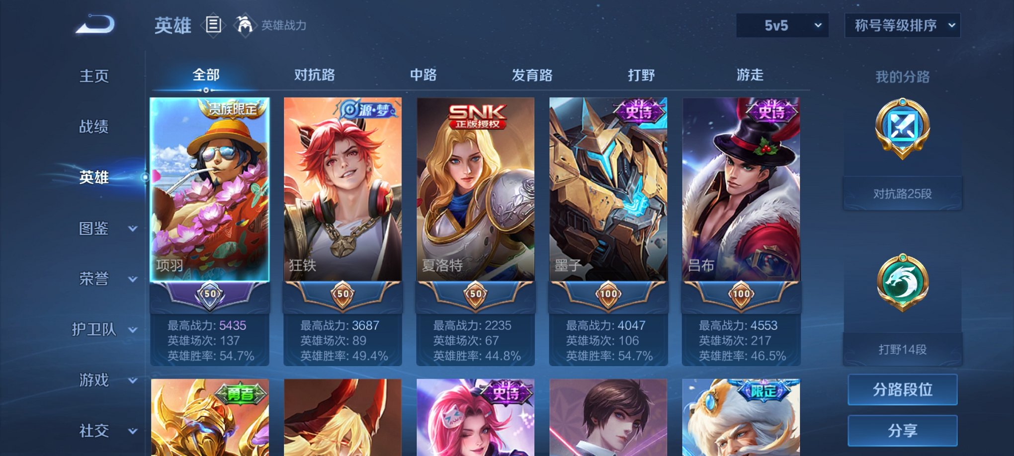 WZCMW3221381王者荣耀账号详情图5 WZCMW3221381王者荣耀账号详情图5
