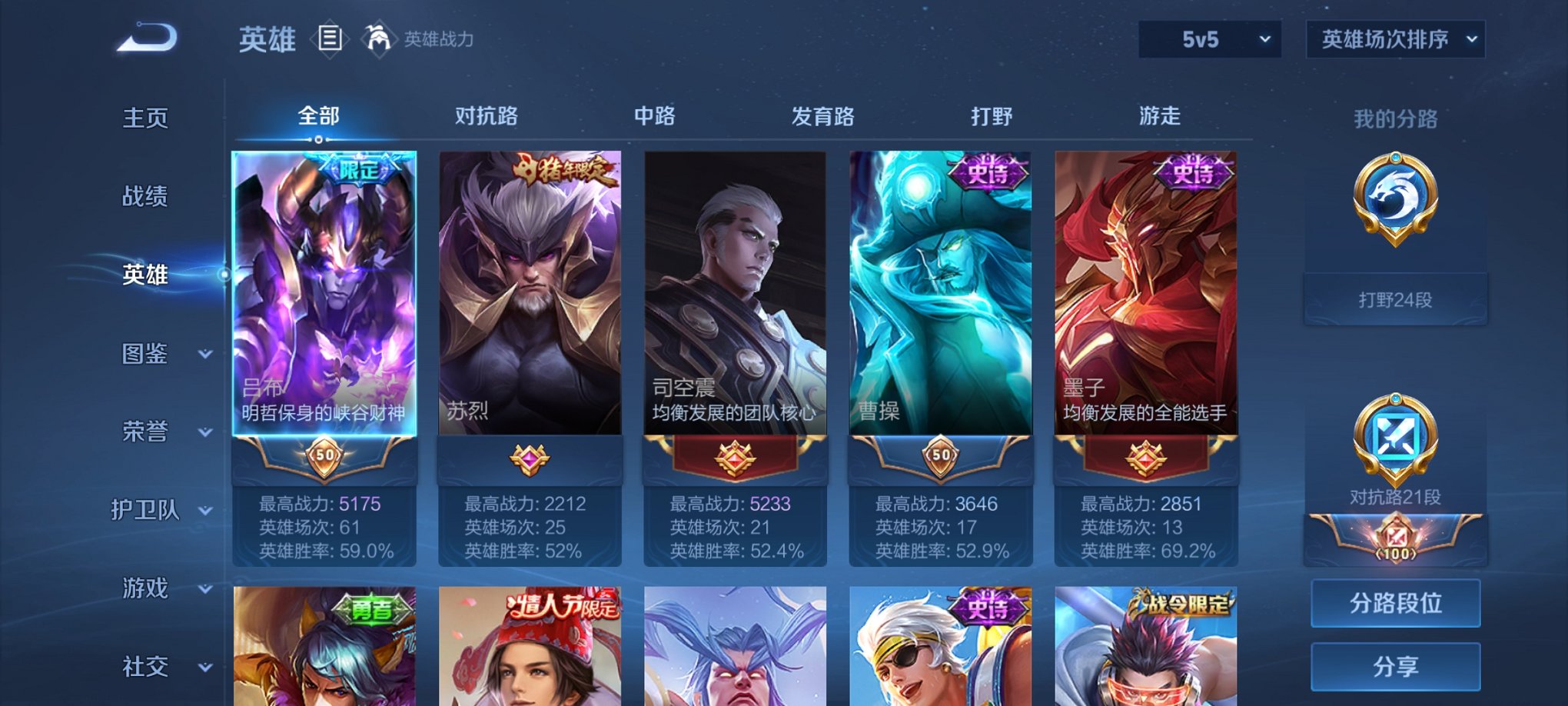 WZCMW3230351王者荣耀账号详情图5