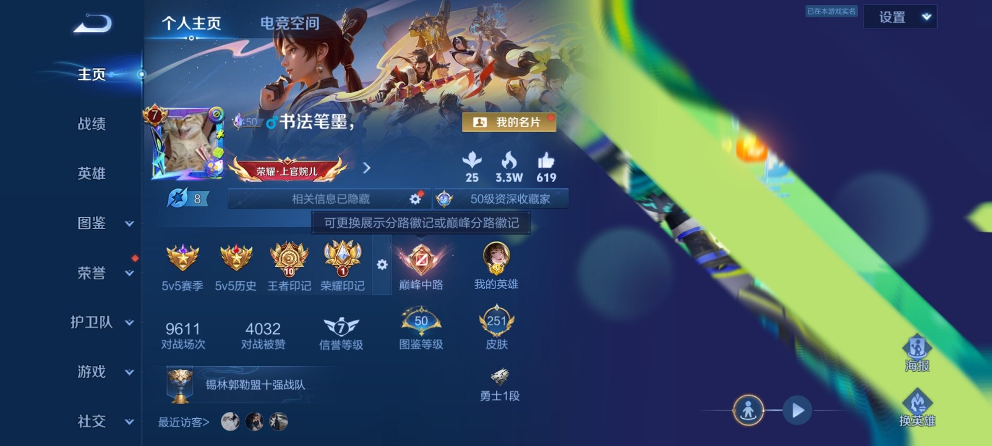 王者荣耀账号安卓QQ123英雄-251皮肤-【251皮肤1星元6传说1金标 秒换绑不用等】安卓QQ-123英雄-251皮