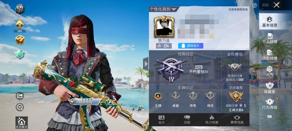 HPCMW3314723和平精英账号详情图3