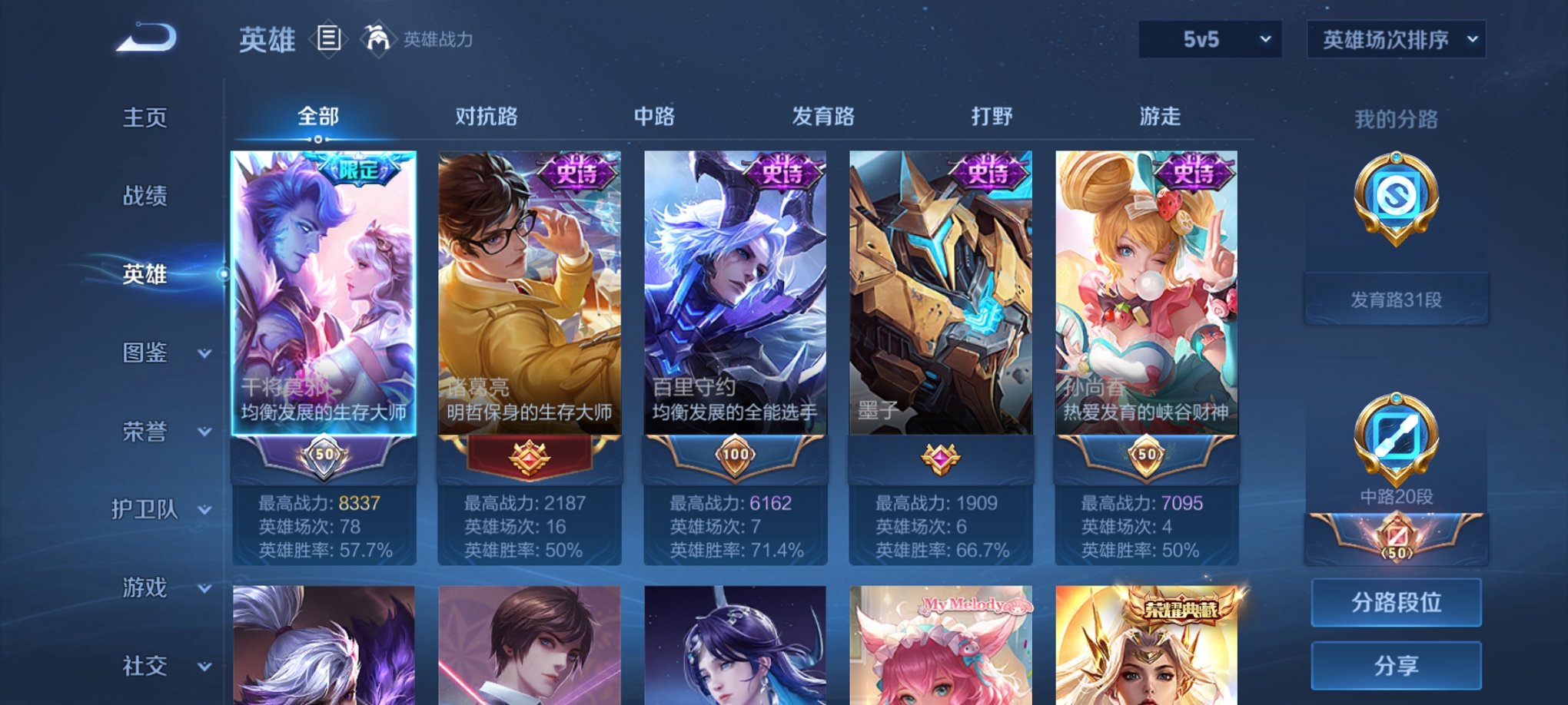 WZCMW3230550王者荣耀账号详情图6