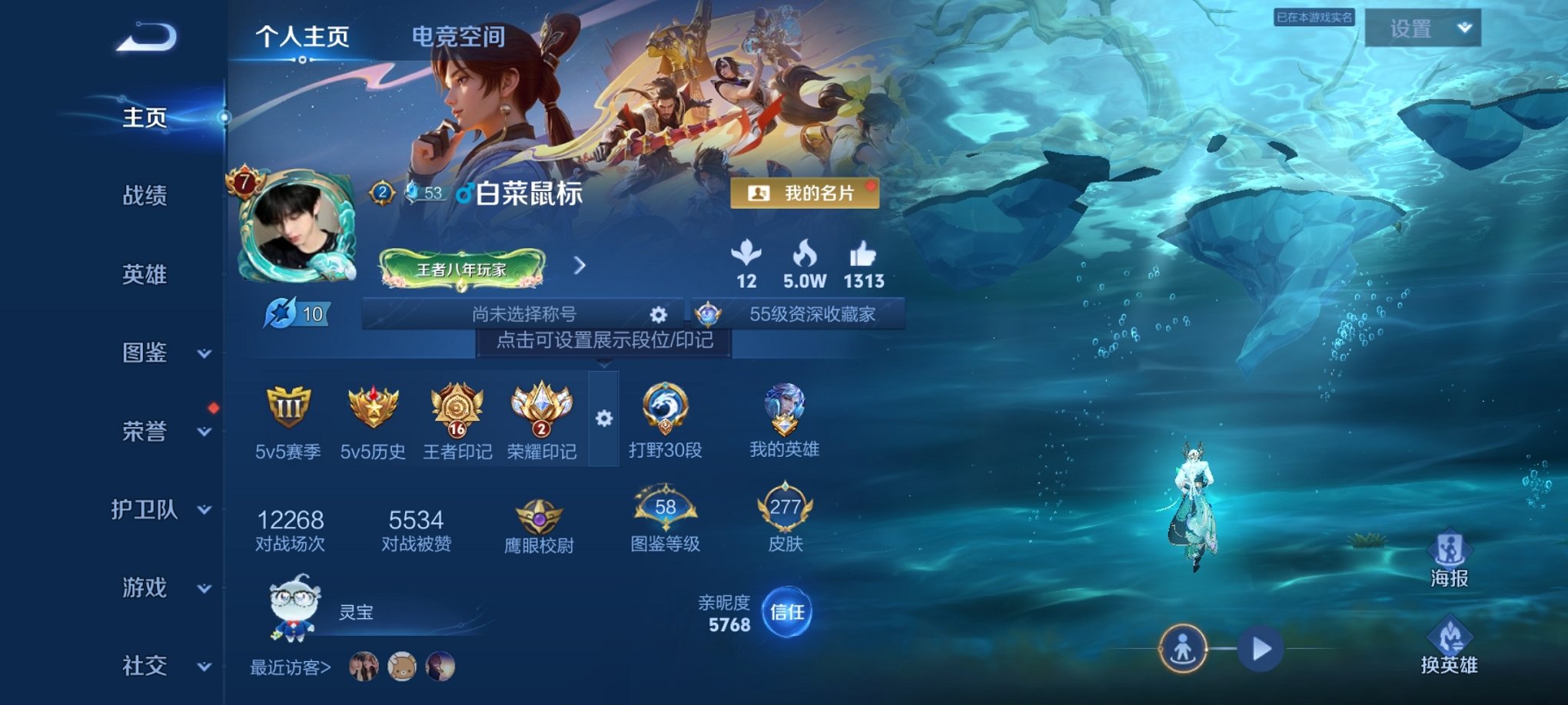 王者荣耀账号安卓QQ123英雄-277皮肤-【白虎志一念神魔神威至尊宝277皮肤1典藏6传说 秒换绑不用等】安卓Q-12