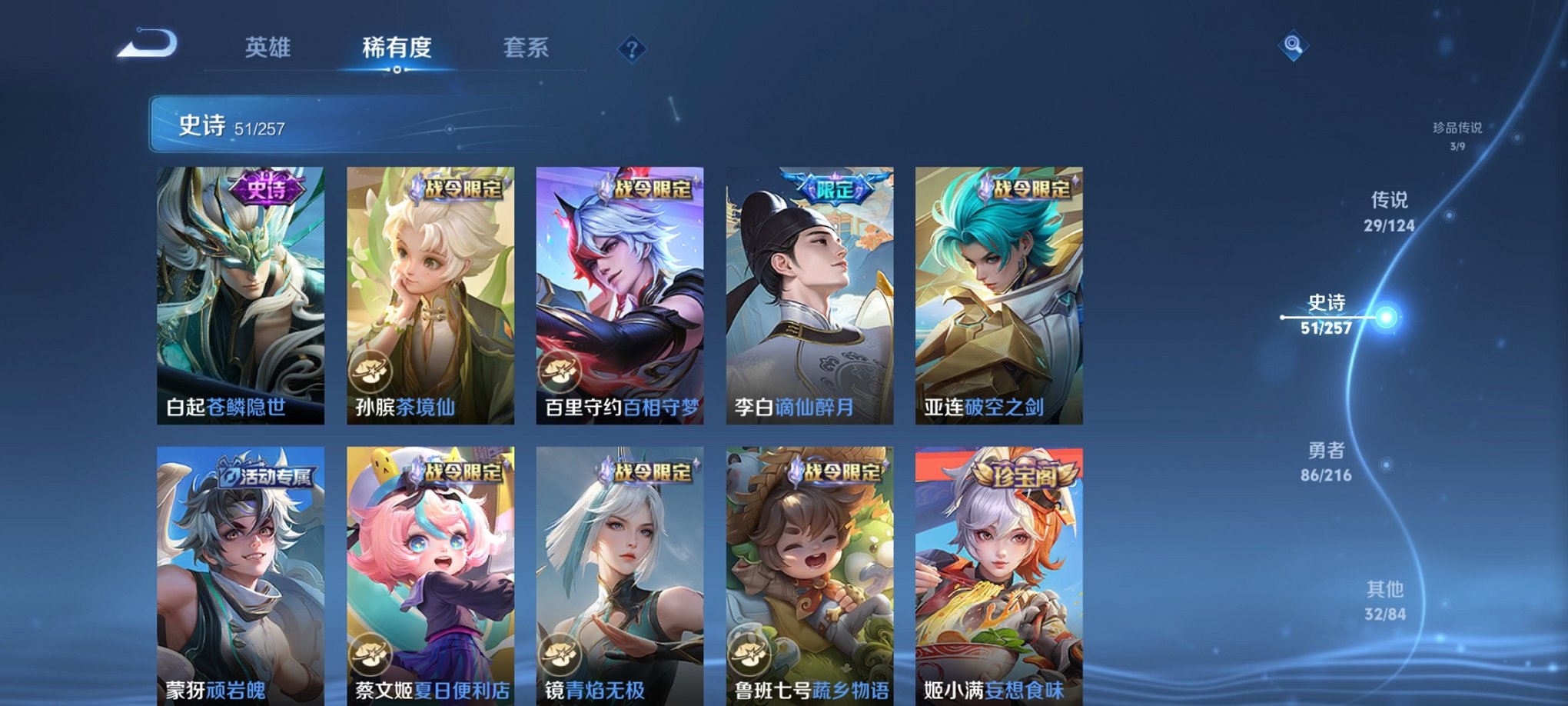 WZCMW3252819王者荣耀账号详情图2