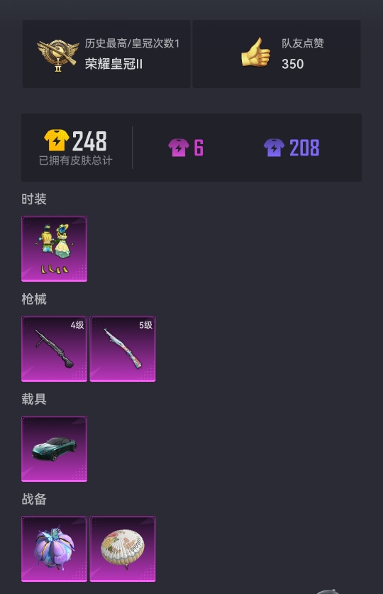 HPCMW3309825和平精英账号详情图17 HPCMW3309825和平精英账号详情图17