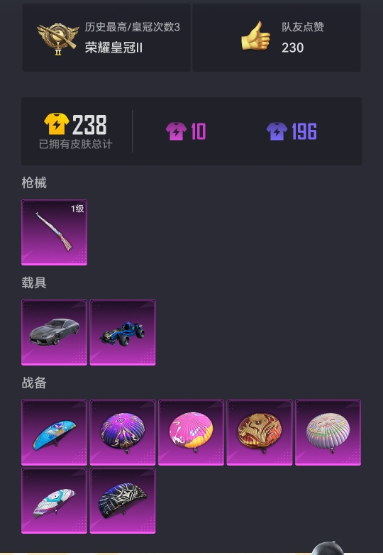 HPCMW3310930和平精英账号详情图19 HPCMW3310930和平精英账号详情图19