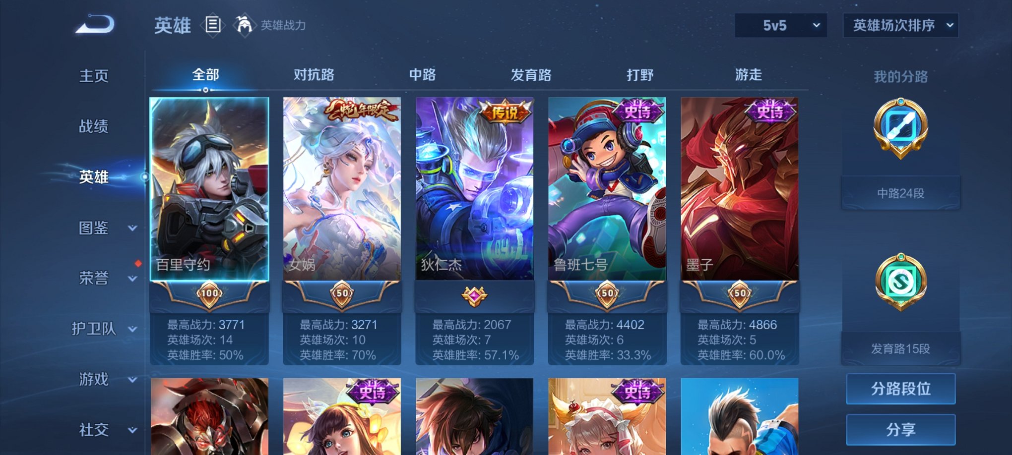 WZCMW3244713王者荣耀账号详情图4 WZCMW3244713王者荣耀账号详情图4