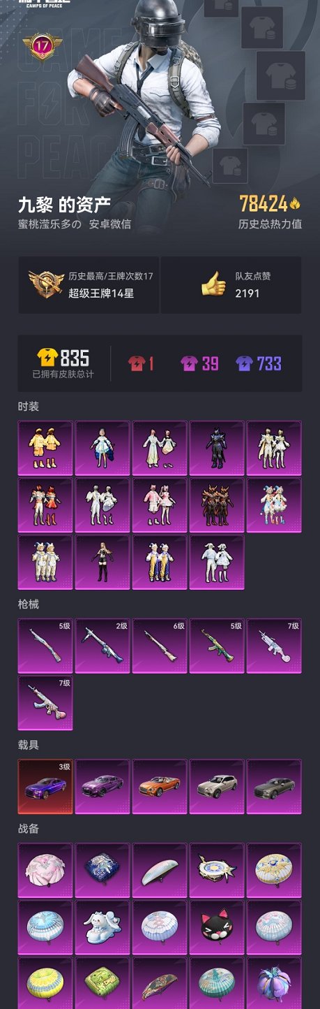 HPCMW3312947和平精英账号详情图21 HPCMW3312947和平精英账号详情图21