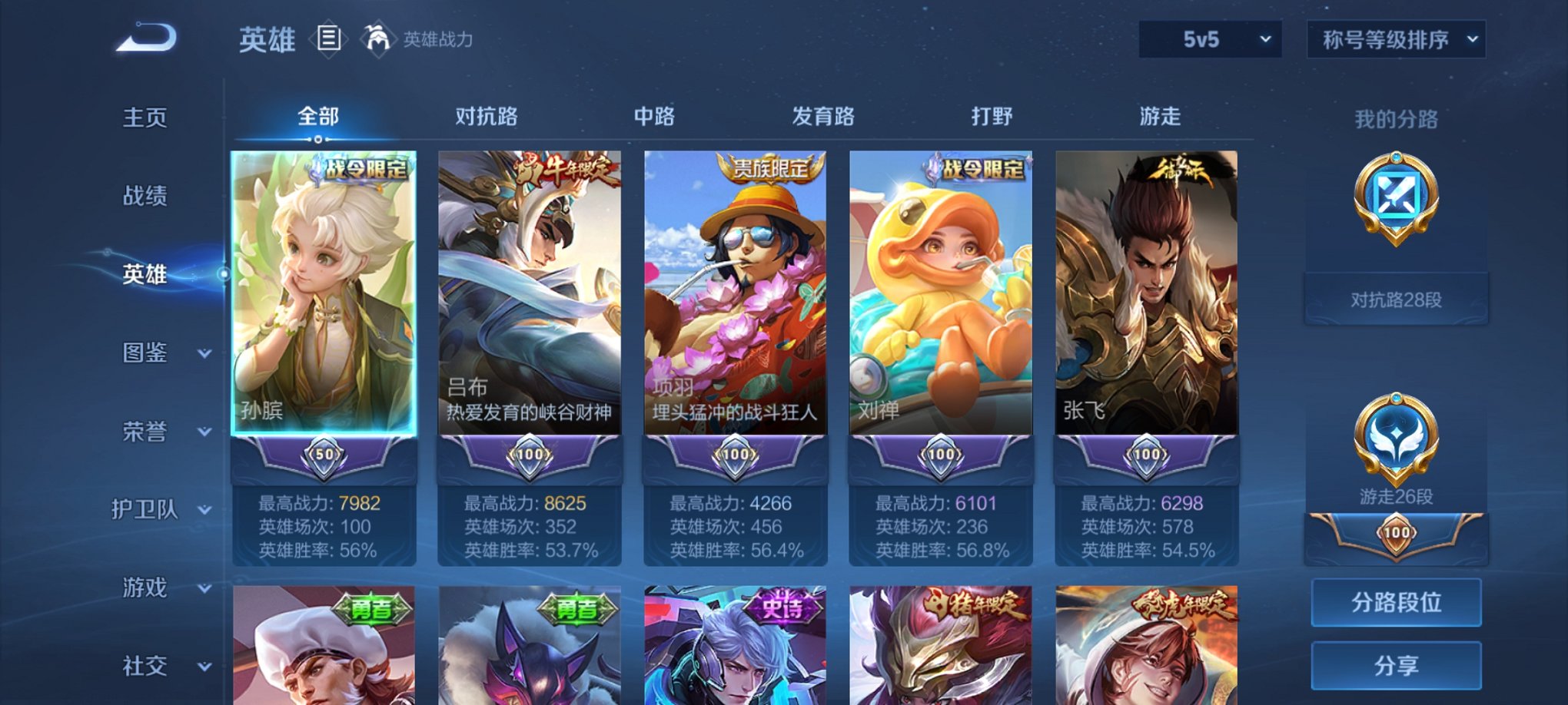 WZCMW3249315王者荣耀账号详情图5