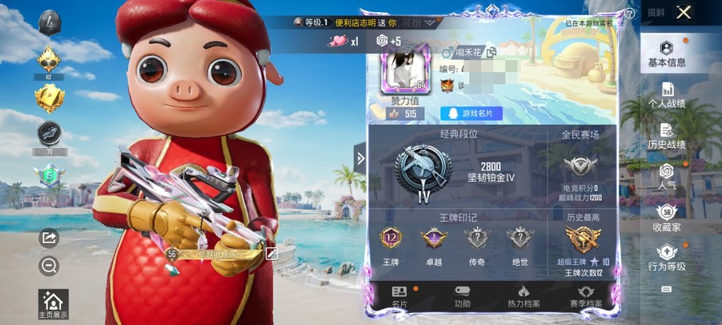 HPCMW3313165和平精英账号详情图14 HPCMW3313165和平精英账号详情图14