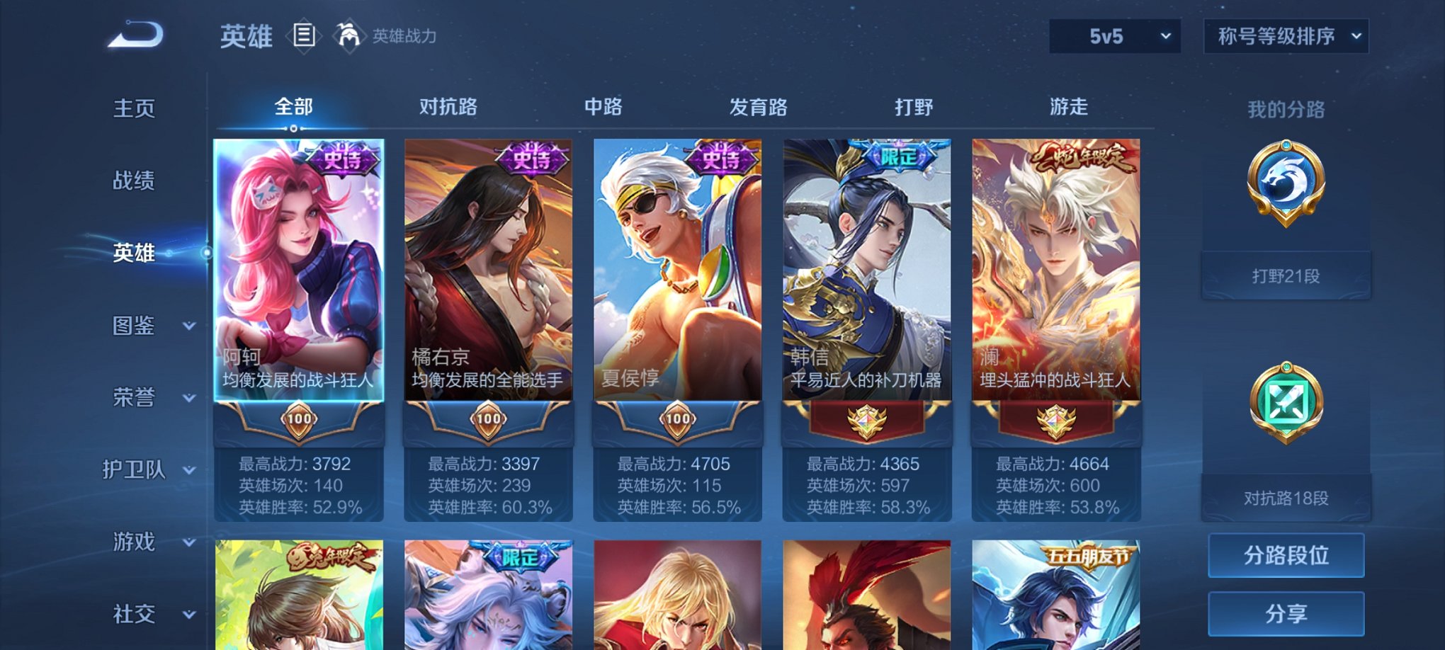 WZCMW3255708王者荣耀账号详情图2