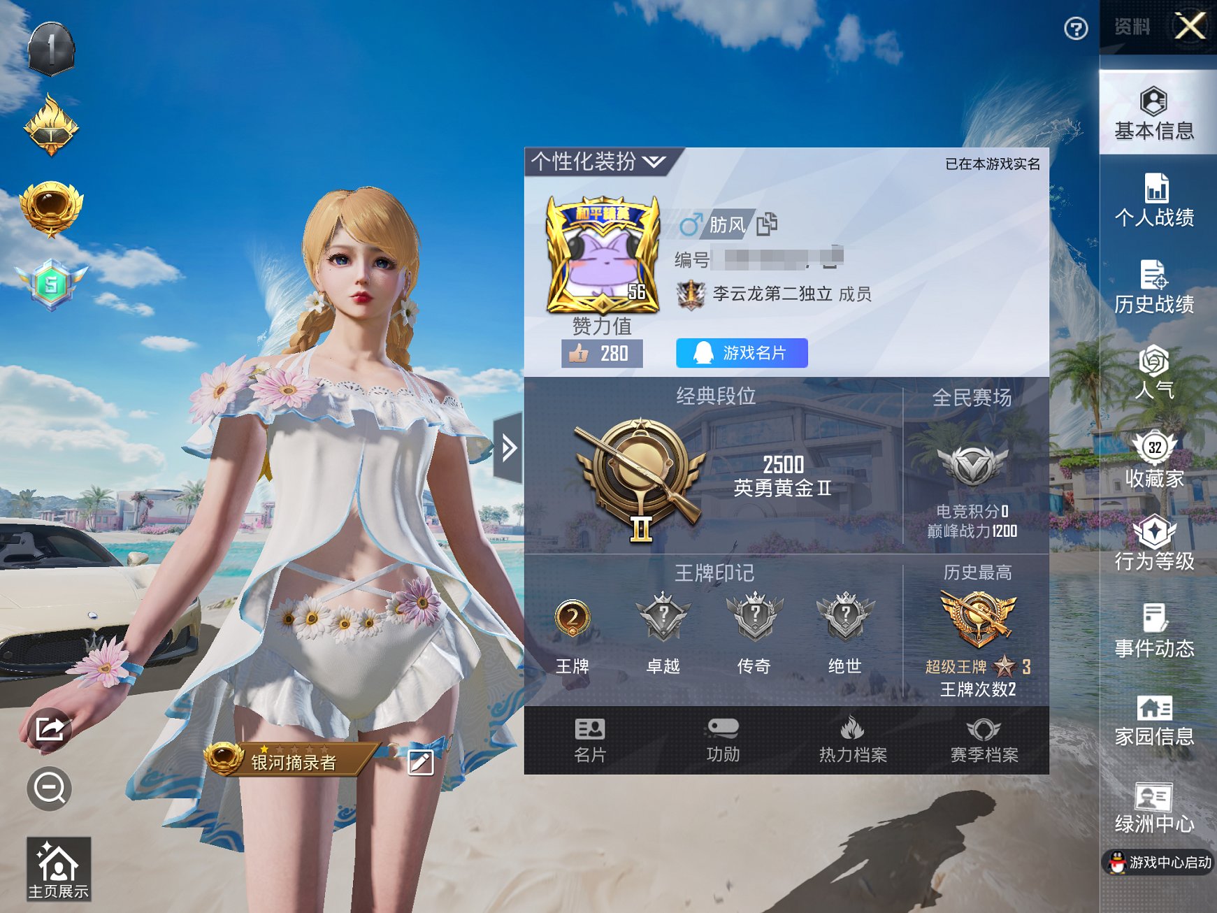 HPCMW3319673和平精英账号详情图6