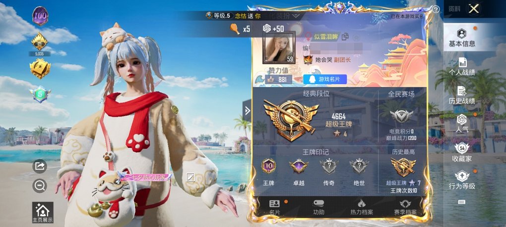 HPCMW3333025和平精英账号详情图11