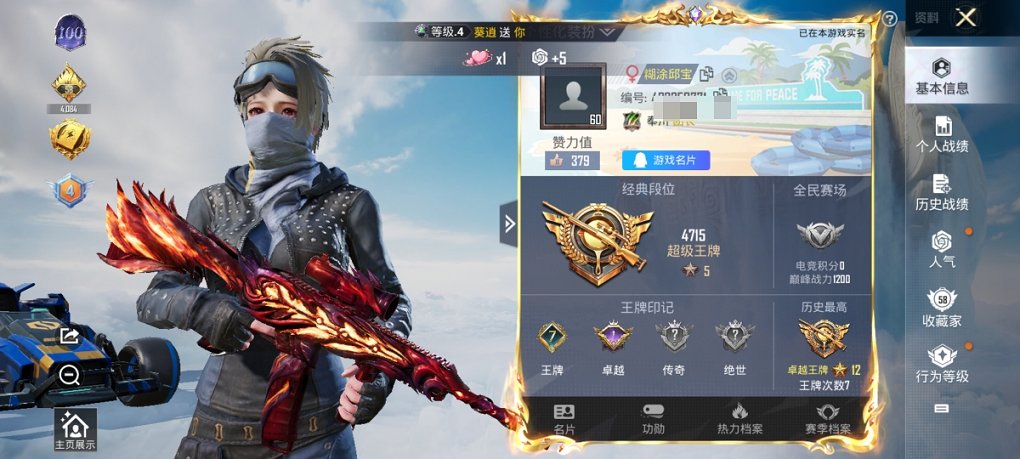 HPCMW3339645和平精英账号详情图2