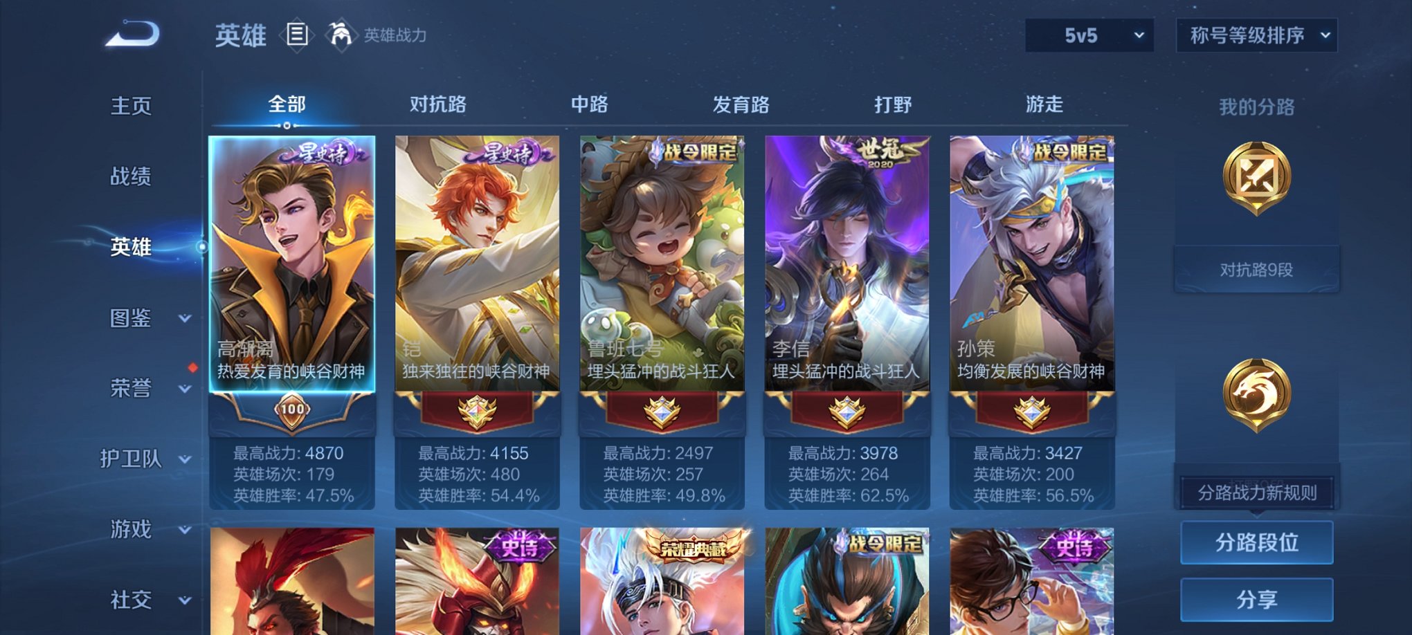 WZCMW3360249王者荣耀账号详情图4