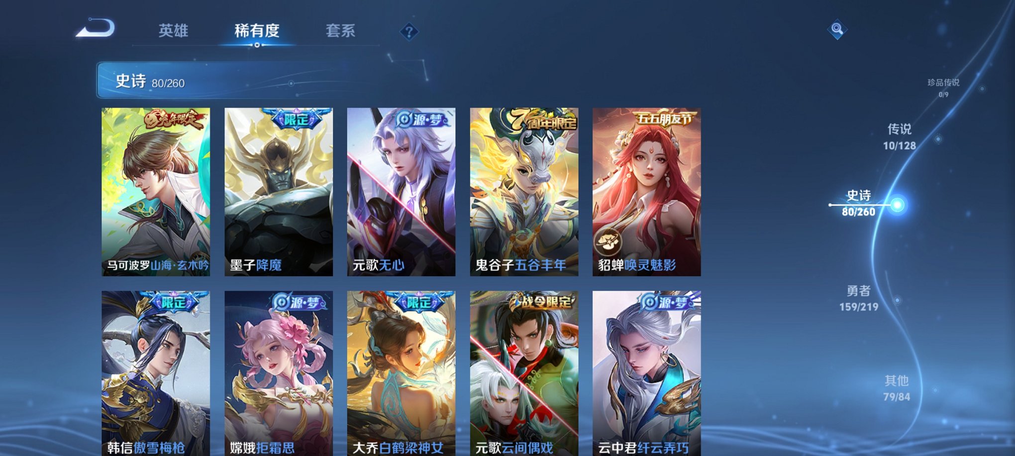 WZCMW3270338王者荣耀账号详情图2