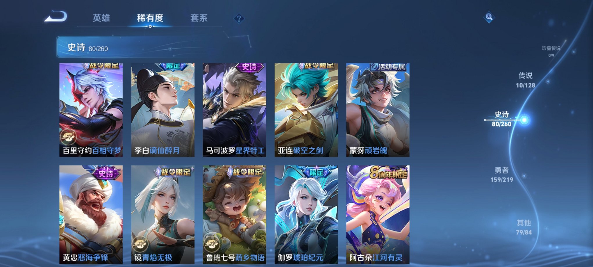 WZCMW3270338王者荣耀账号详情图9