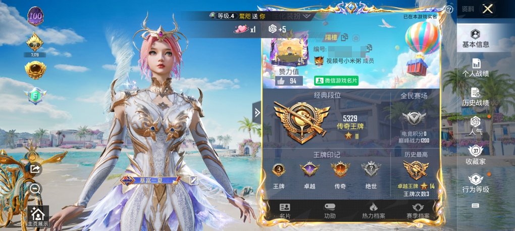 HPCMW3331023和平精英账号详情图6