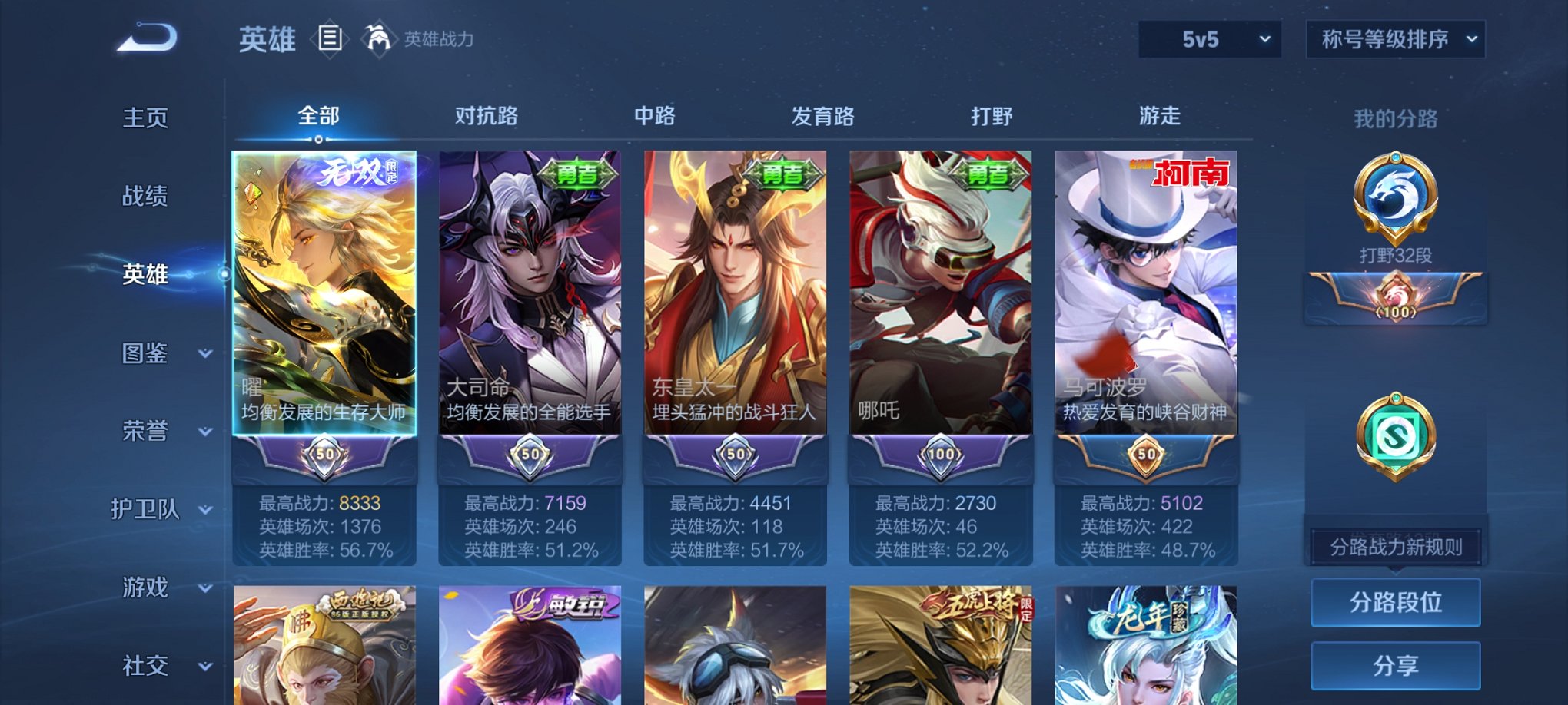WZCMW3283325王者荣耀账号详情图5