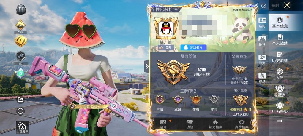 HPCMW3334029和平精英账号详情图9
