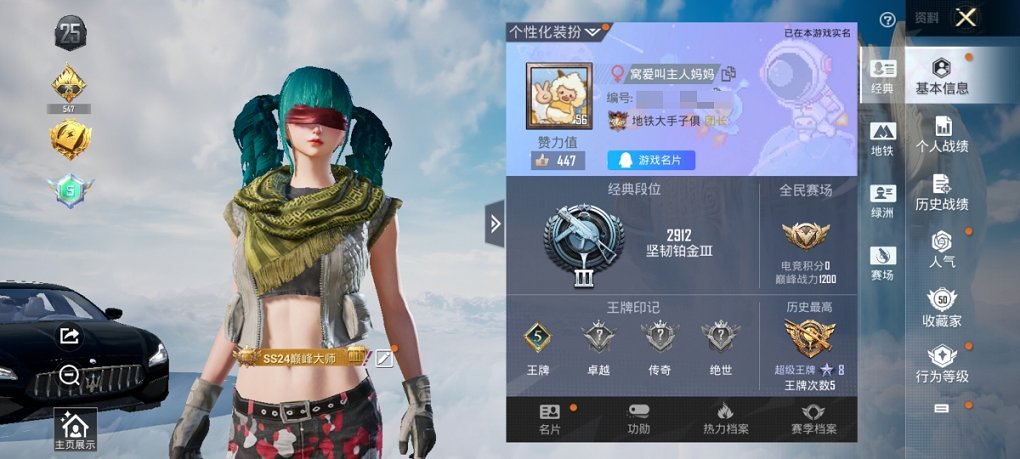 HPCMW3338225和平精英账号详情图5