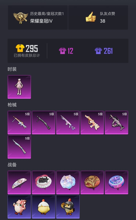 HPCMW3339613和平精英账号详情图13