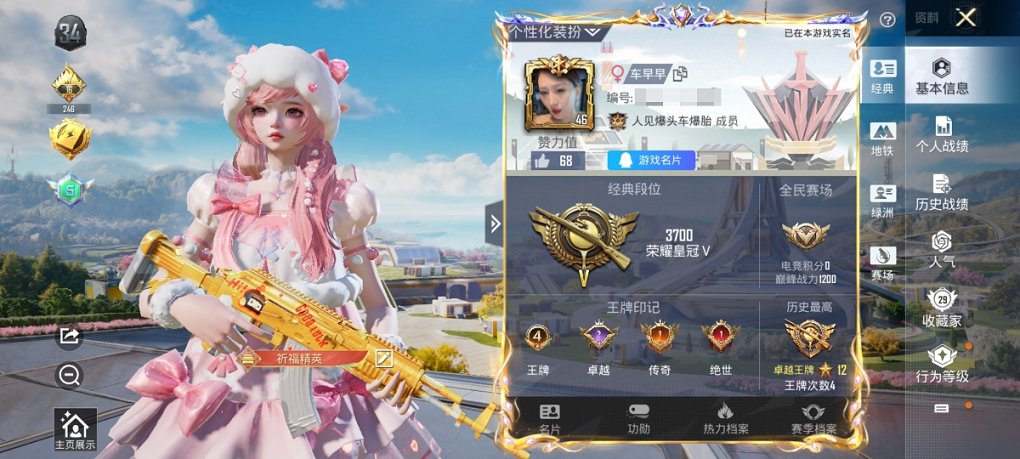 HPCMW3339603和平精英账号详情图8